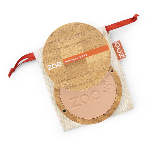 zao-poudre-compacte-rechargeable-poudre-matifiante-bio-bambou image 1