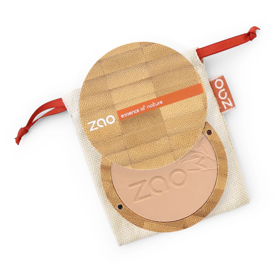 zao-poudre-compacte-rechargeable-poudre-matifiante-bio-bambou image 1