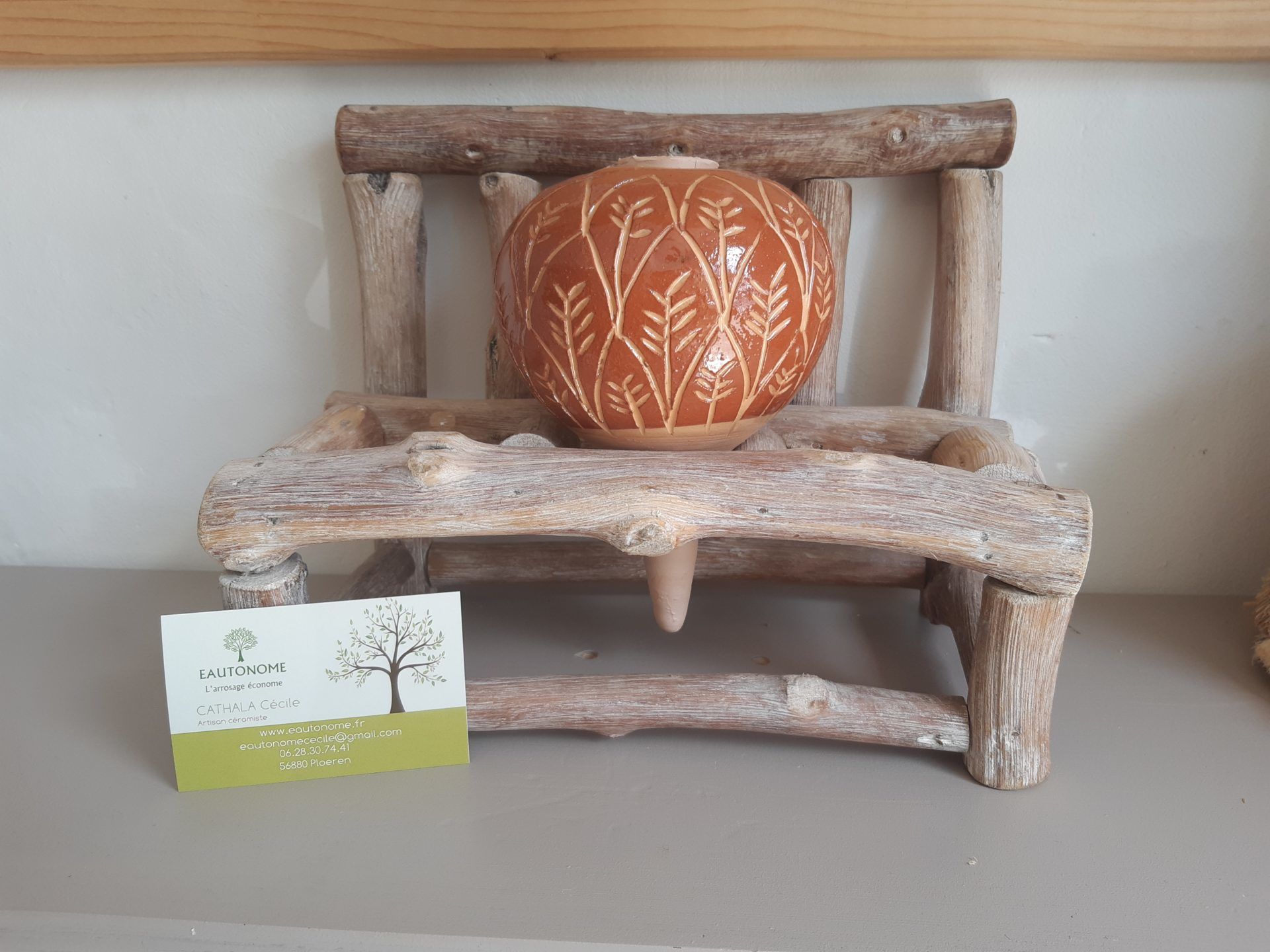 eautonome-oyas-planter-caramel-beurre-sal-diffuseur image 1