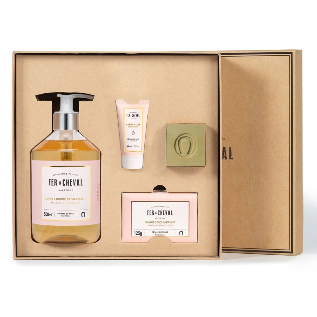 fer-cheval-coffret-tendresse-rose-savons-4-soins-rose image 1