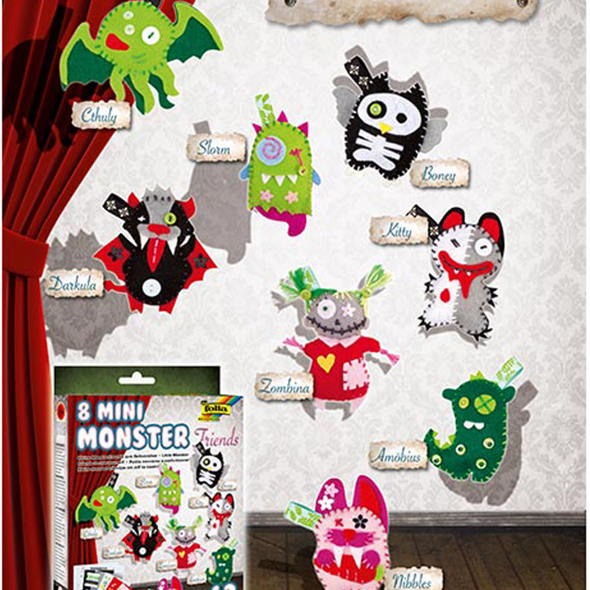 kit-petits-monstres-en-feutrine-confectionner-63-pi-ces image 1