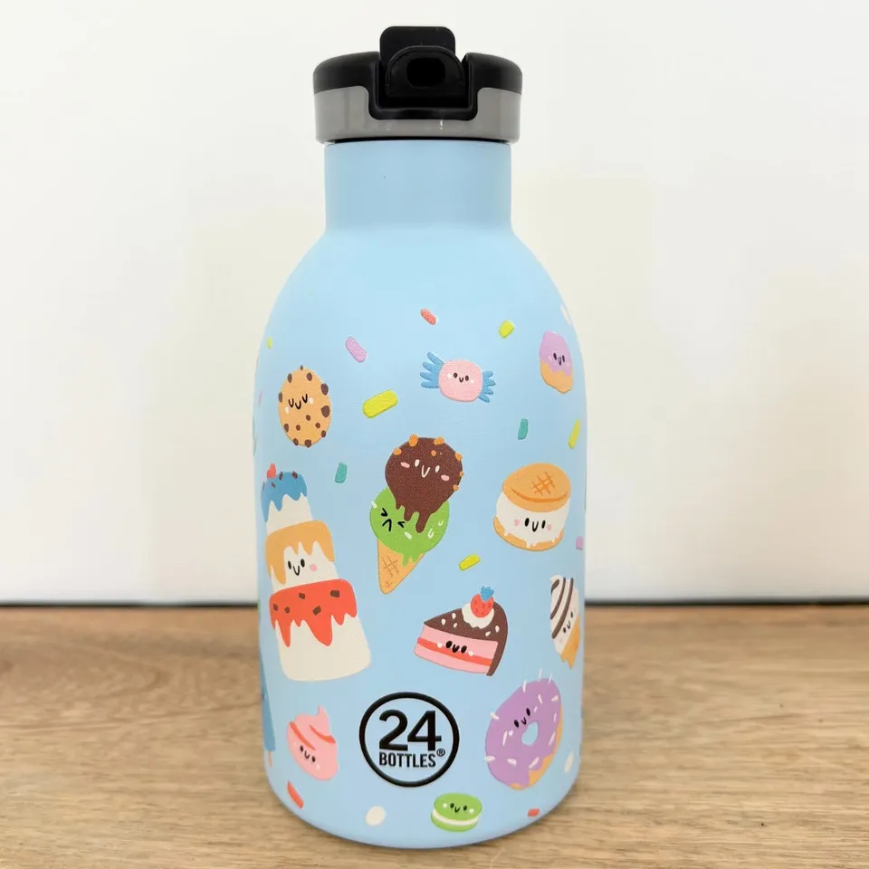 24-bottles-gourde-kids-330-ml-sweet-friends-inox-enfant image 1