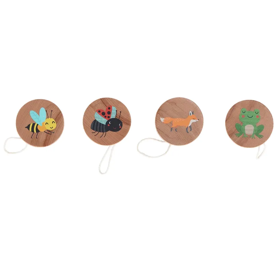 esschert-design-yoyo-bois-enfant-animaux-ficelle-100-cm image 1