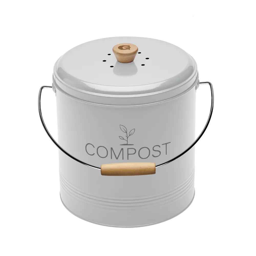 guillouard-luciole-seau-compost-8-l-blanc-filtre-charbon image 1