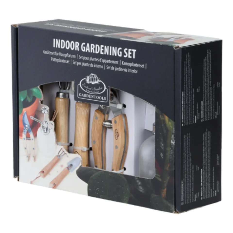 esschert-design-set-plantes-appartement-outils-inox-brumisateur image 1