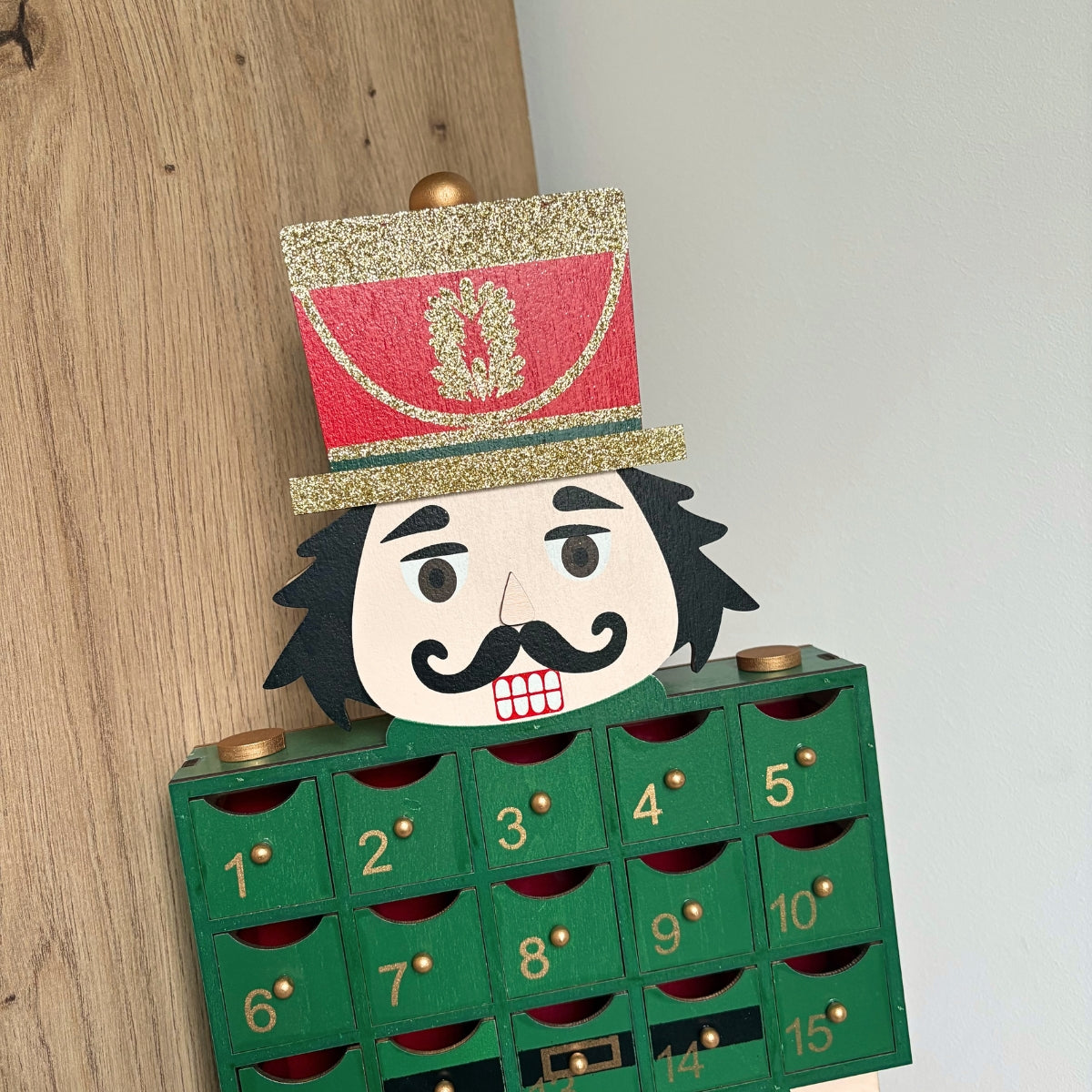 zentrada-calendrier-de-l-avent-casse-noisette-bois-24-cases image 2
