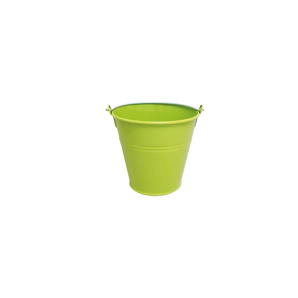 guillouard-luciole-seau-vas-3-5l-acier-galvanis-vert-olive image 1