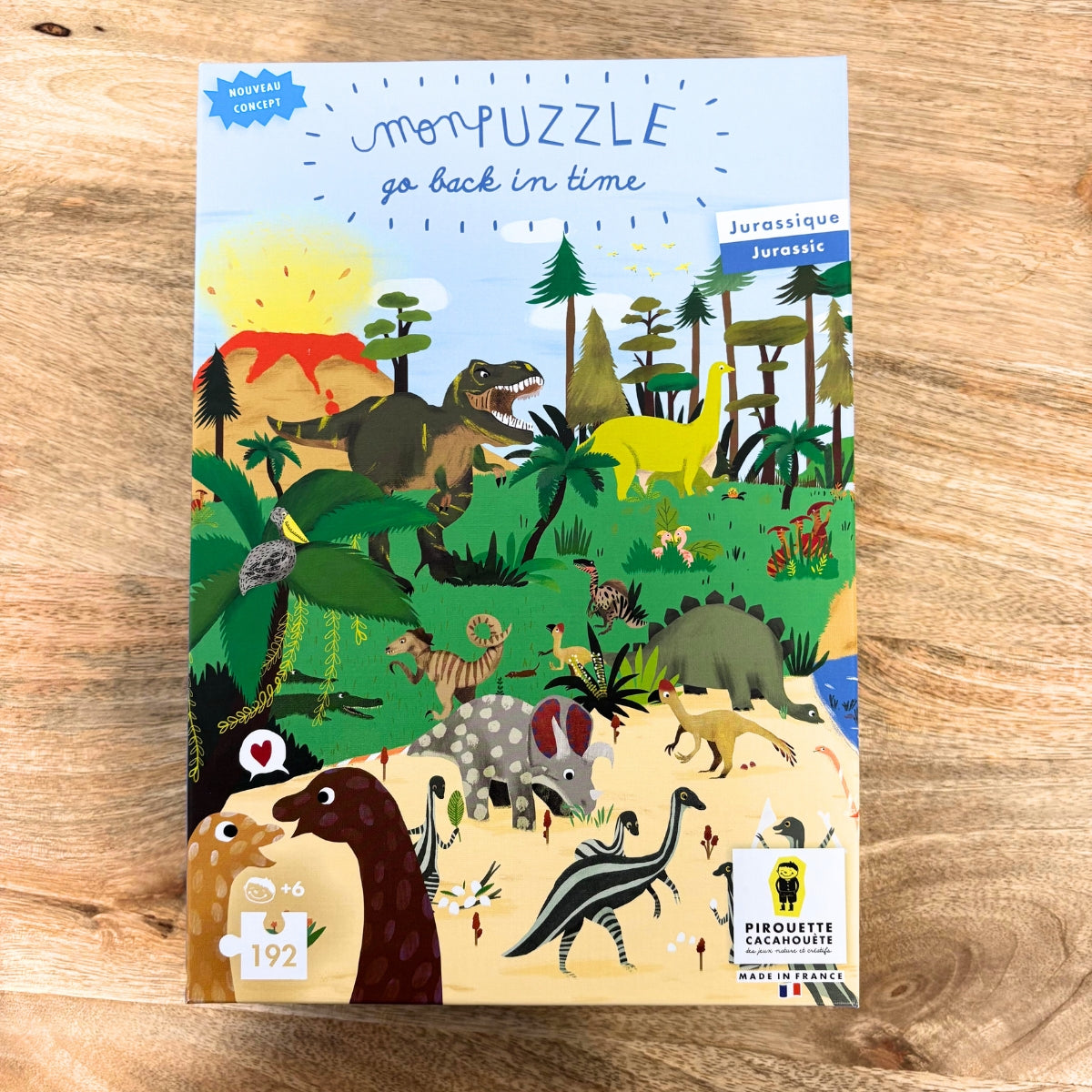 pirouette-cacahu-te-puzzle-dinosaures-192-pi-ces-3-ans image 2