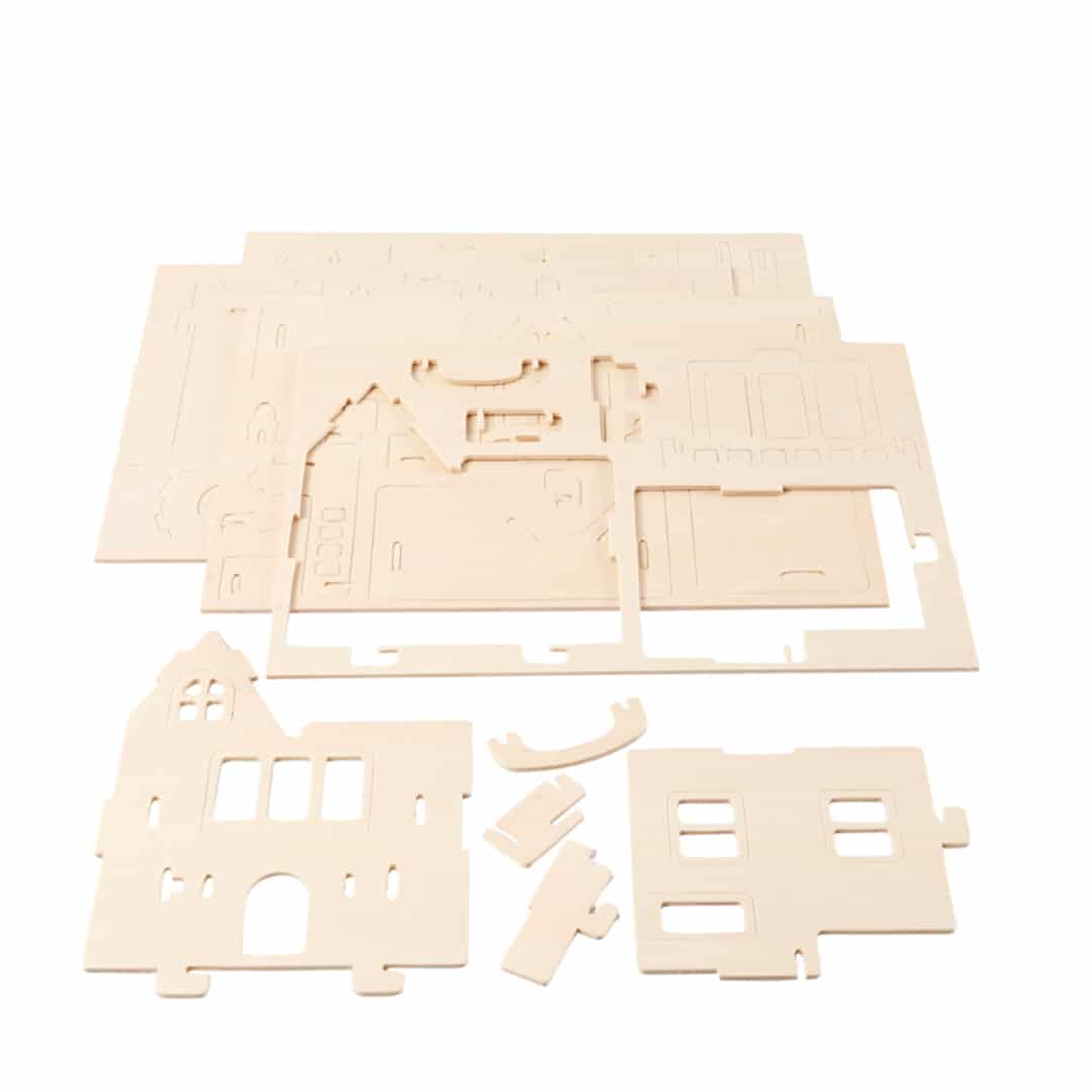 puzzle-3d-bois-maison-de-r-ve-33-pi-ces-peindre-5-ans image 4