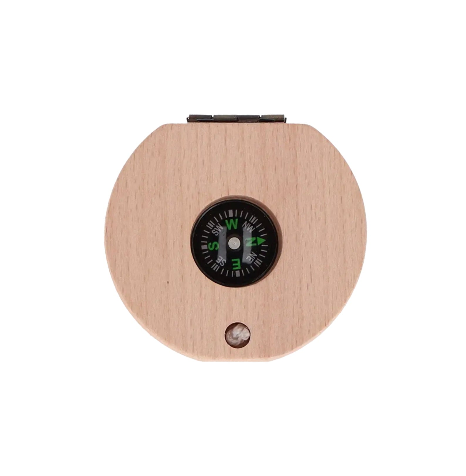 esschert-design-cadran-solaire-de-poche-cadran-bois-h-tre-boussole image 2