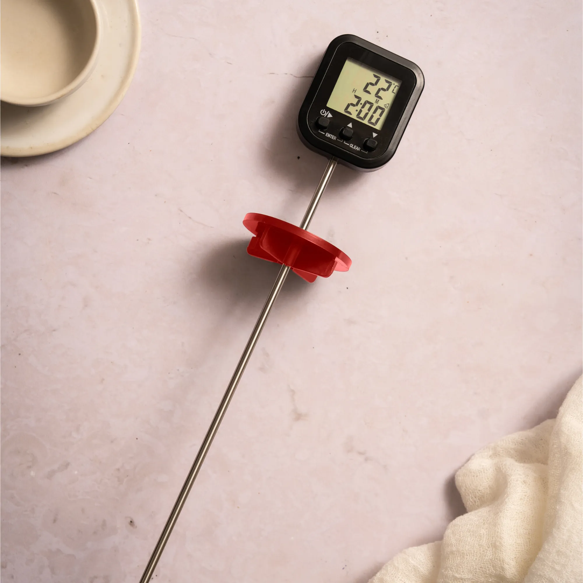 guillouard-luciole-thermom-tre-digital-inox-25cm-minuterie image 2