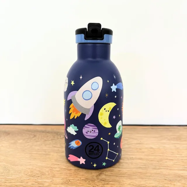 24-bottles-gourde-kids-330ml-space-friends-inox-enfant image 1