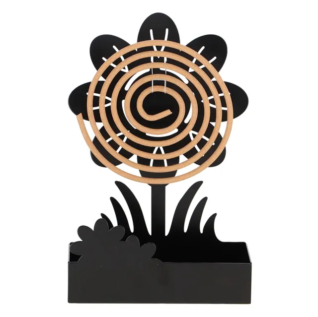esschert-design-support-spirale-citronnelle-fleur-anti-moustique image 1