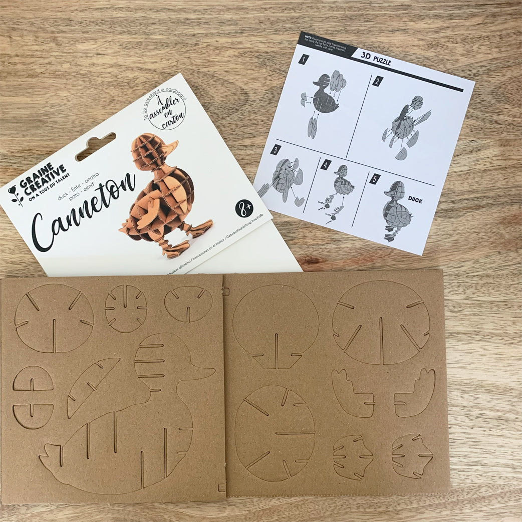 mes-courses-en-vrac-maquettes-caneton-maquette-3d-carton-sans-colle image 2