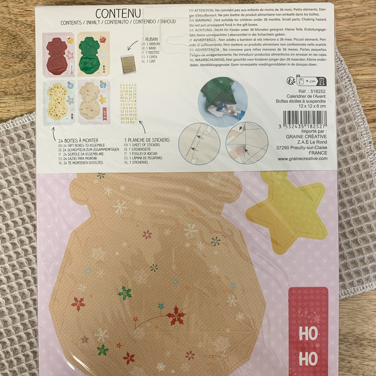 mes-courses-en-vrac-calendriers-de-l-avent-kit-toiles-24-bo-tes-carton image 3