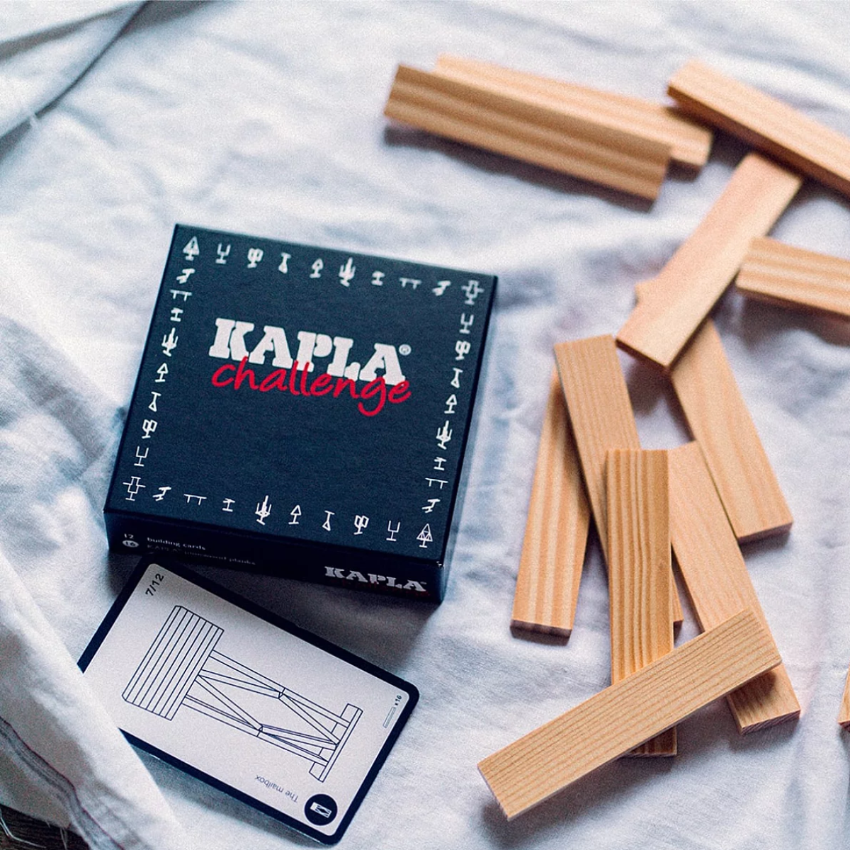 kapla-coffret-12-cartes-d-fi-jeu-construction-bois-enfant image 1