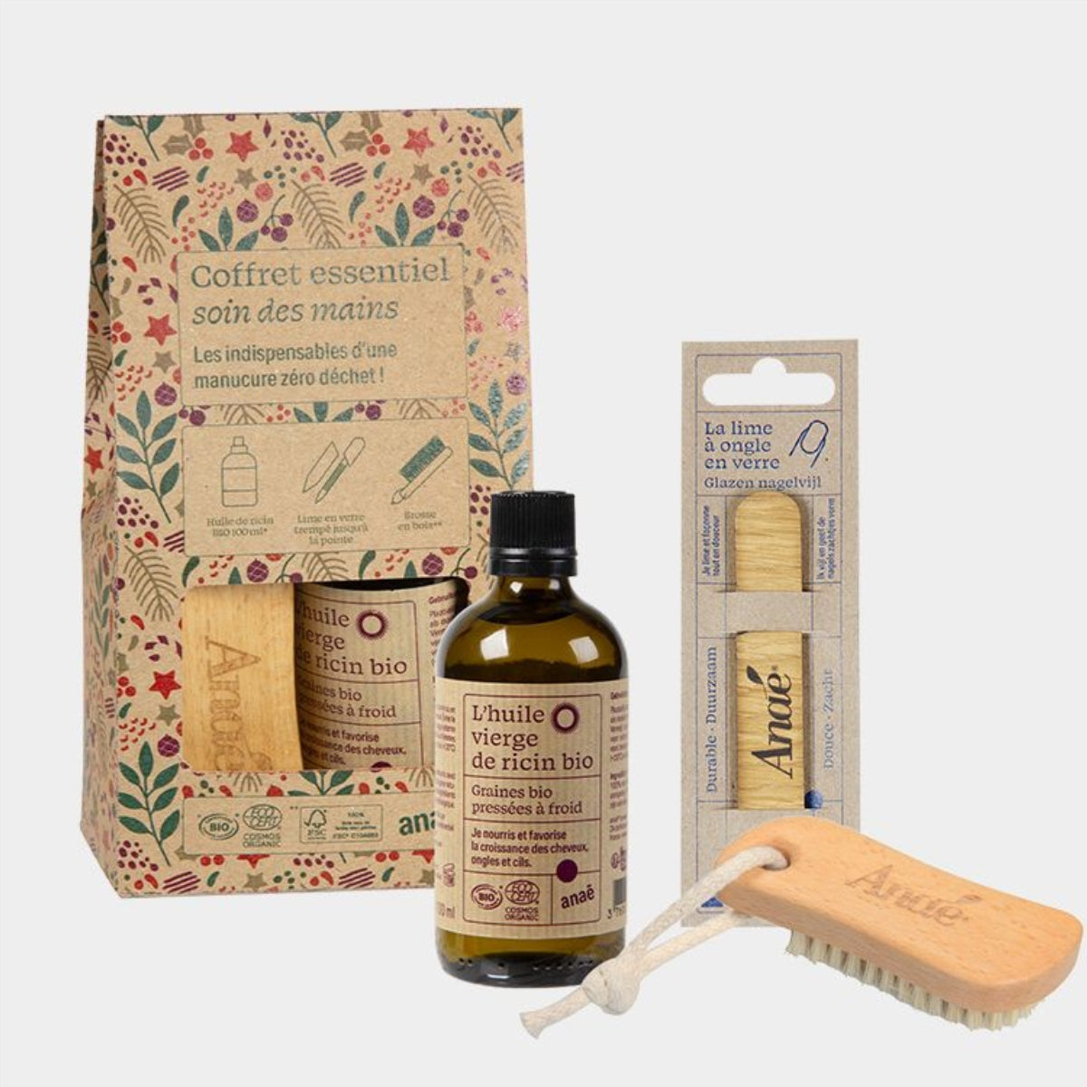 ecodis-coffret-soin-mains-huile-ricin-bio-lime-verre image 1