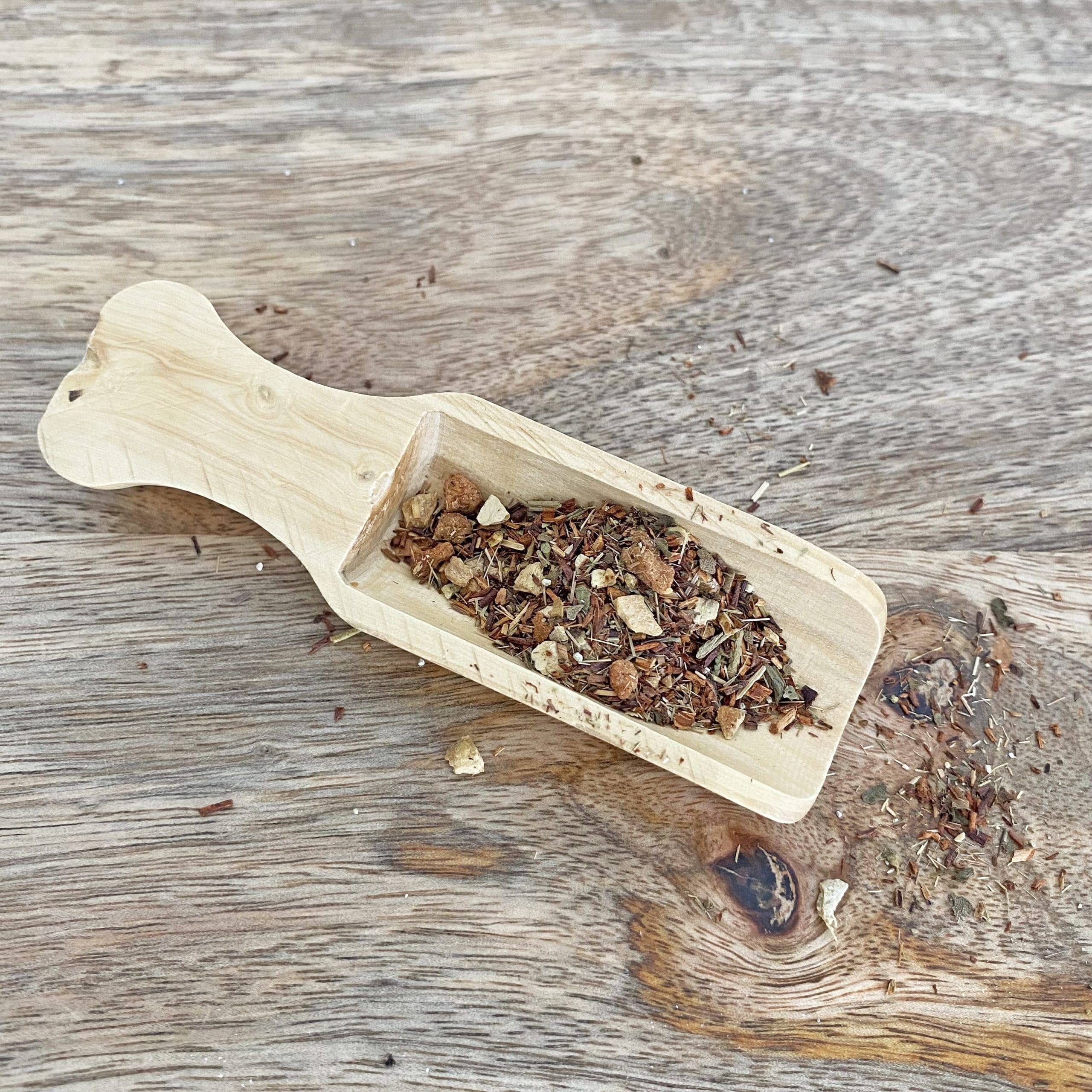 ecodis-doseur-th-en-buis-cuill-re-bois-11-cm-france image 1