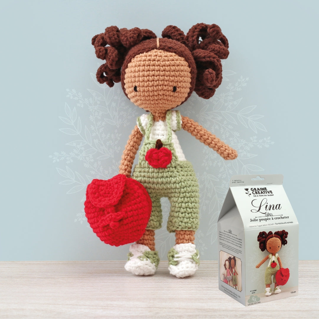 mes-courses-en-vrac-kit-crochet-poup-e-lina-19-cm image 1