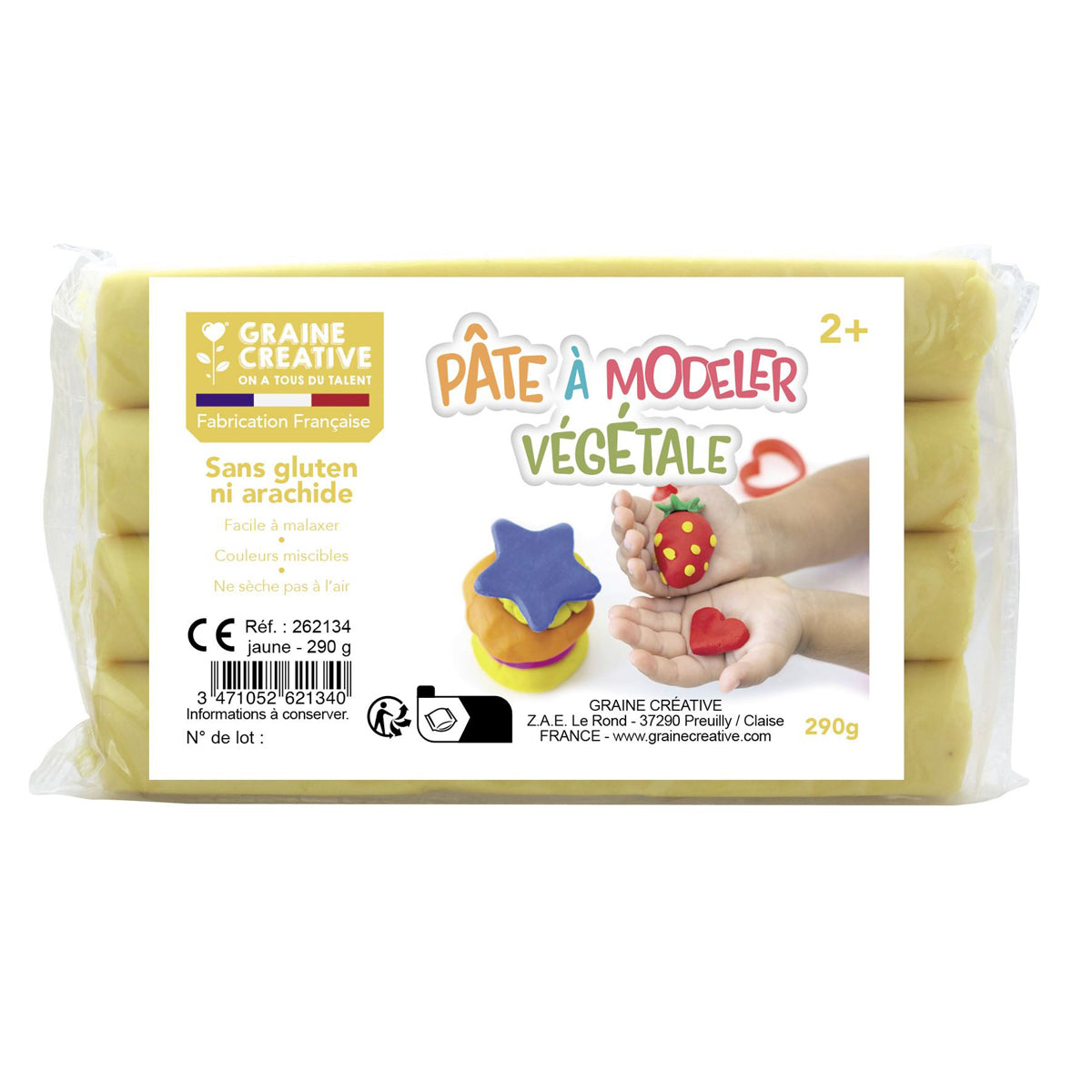 graine-cr-ative-p-te-modeler-v-g-tale-jaune image 1