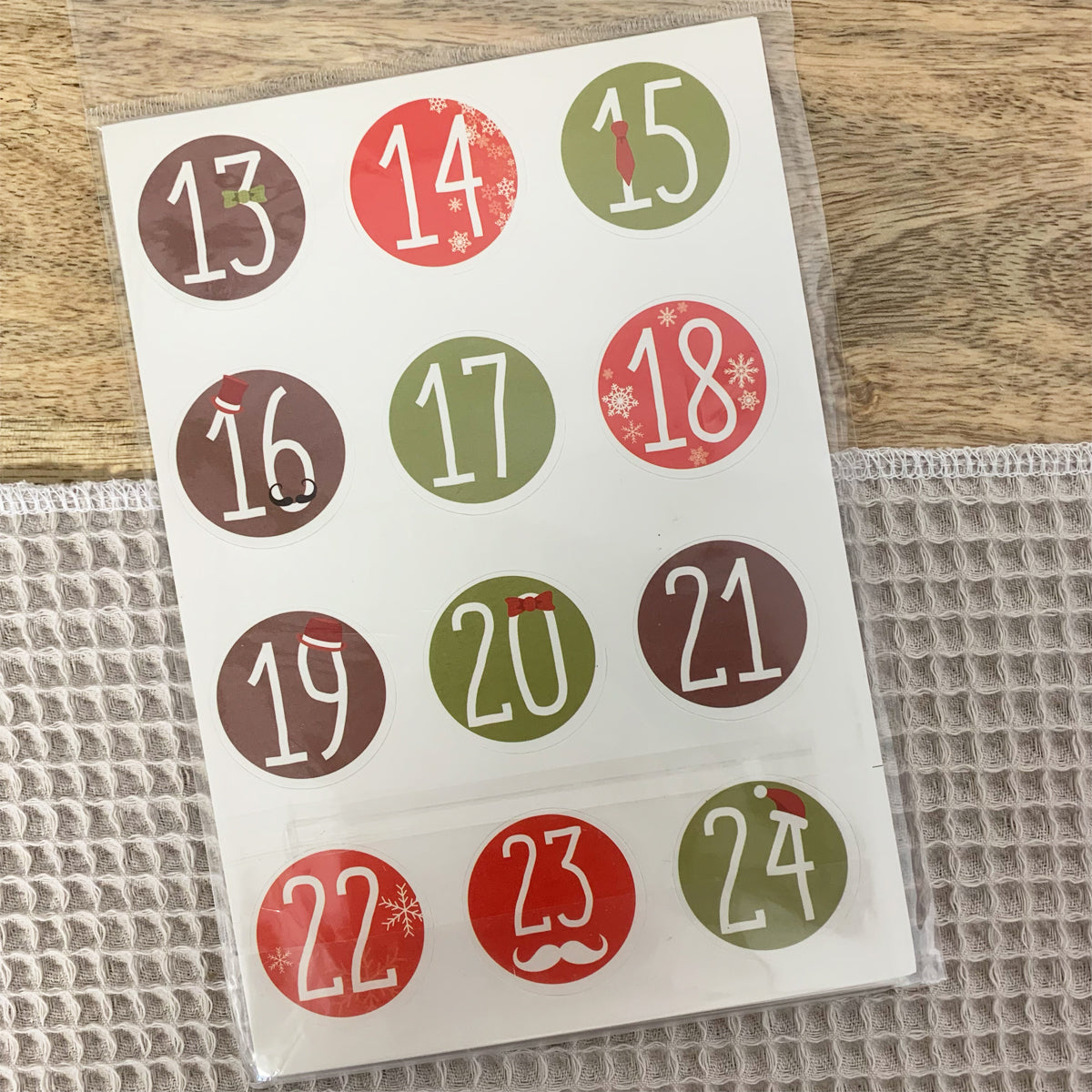 kit-calendrier-avent-maison-24-sachets-neutres-stickers image 2