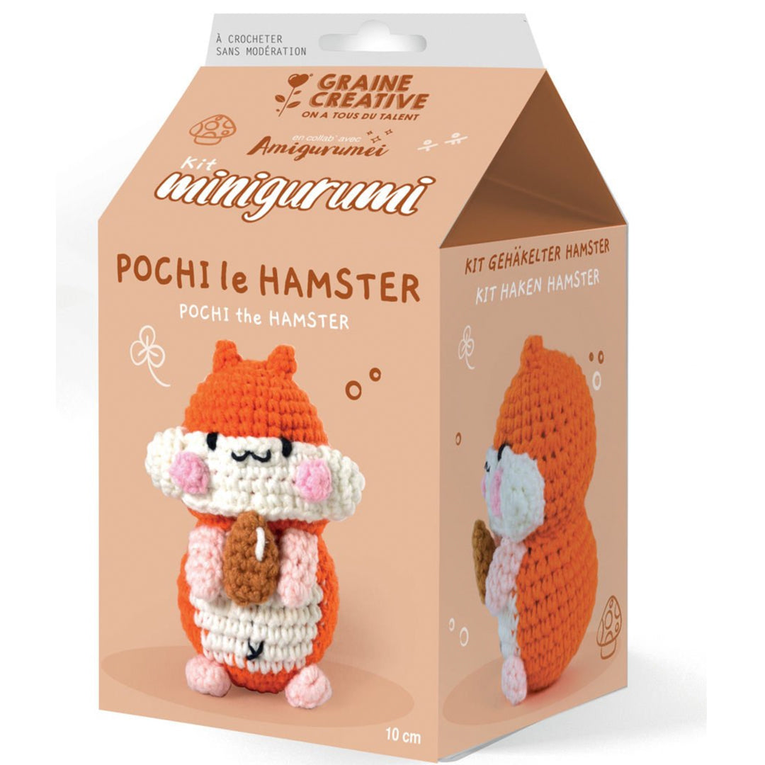 graine-cr-ative-minigurumi-pochi-kit-crochet-hamster-10-cm image 2