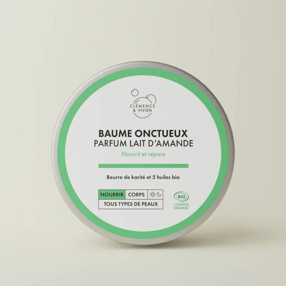 cl-mence-et-vivien-baume-onctueux-lait-d-amande-soin-150-ml image 1
