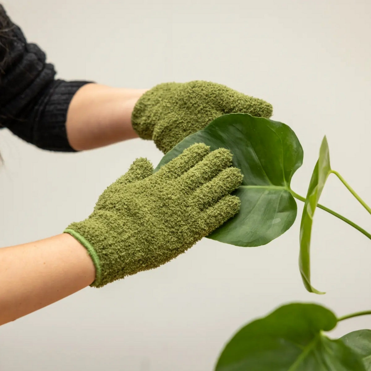 esschert-design-gants-verts-anti-poussi-re-plantes-microfibre image 1