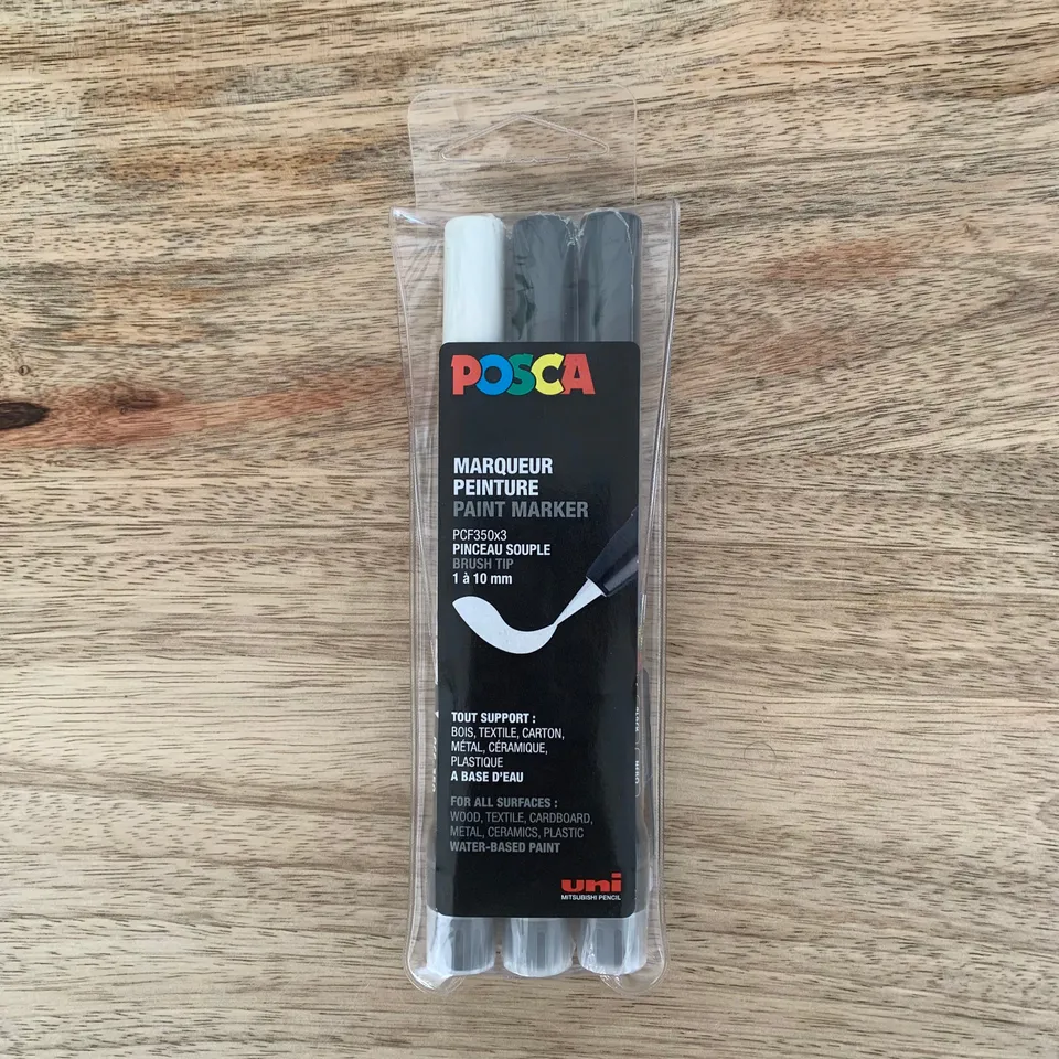posca-feutres-marqueurs-verre-bocaux-pack-3-pointe-fine image 1