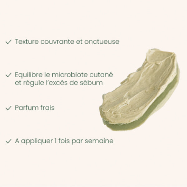 mes-courses-en-vrac-masque-visage-purifiant-bio-argile-verte-peaux-grasses image 2