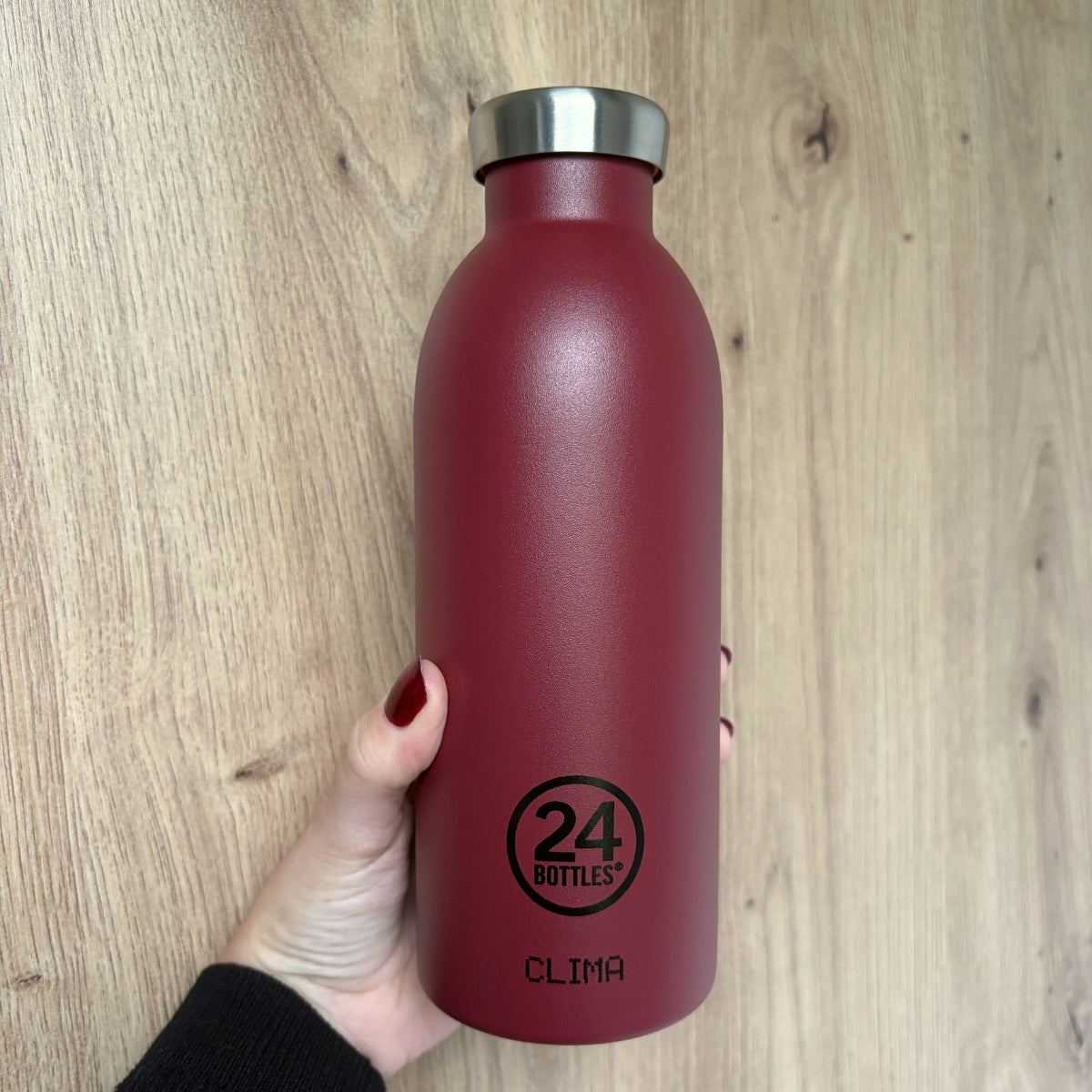 24-bottles-clima-gourde-isotherme-500-ml-country-red-inox image 1