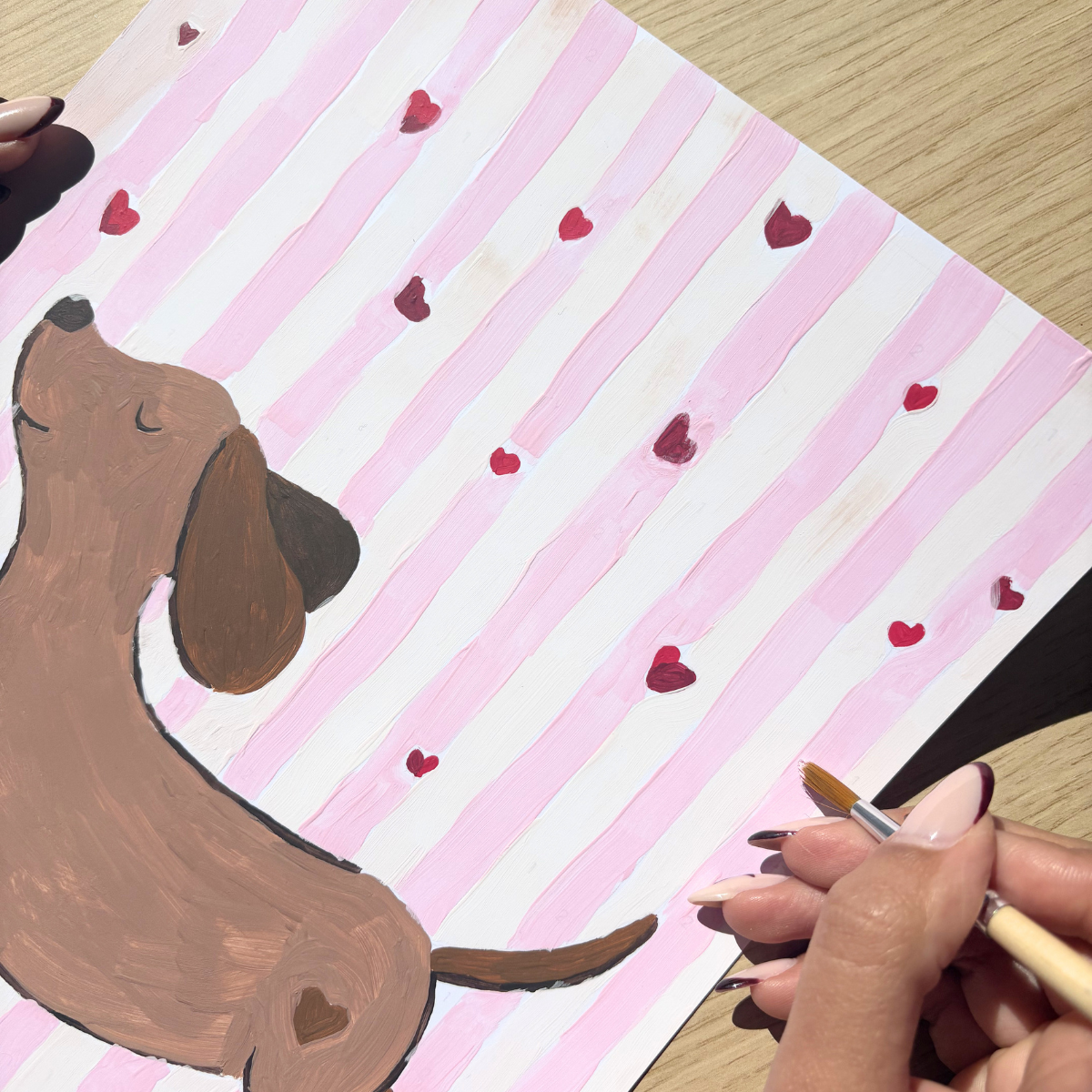 peinture-au-num-ro-chien-teckel-kit-a4-d-butant image 7