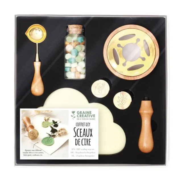 graine-cr-ative-coffret-sceau-et-cire-cacheter-fleur-scrapbooking image 1