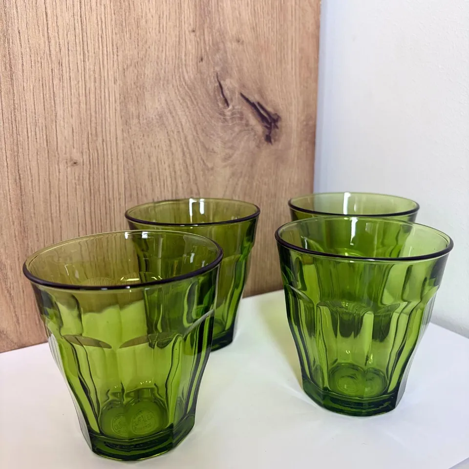 duralex-lot-4-verres-picardie-vert-250-ml-vaisselle image 1
