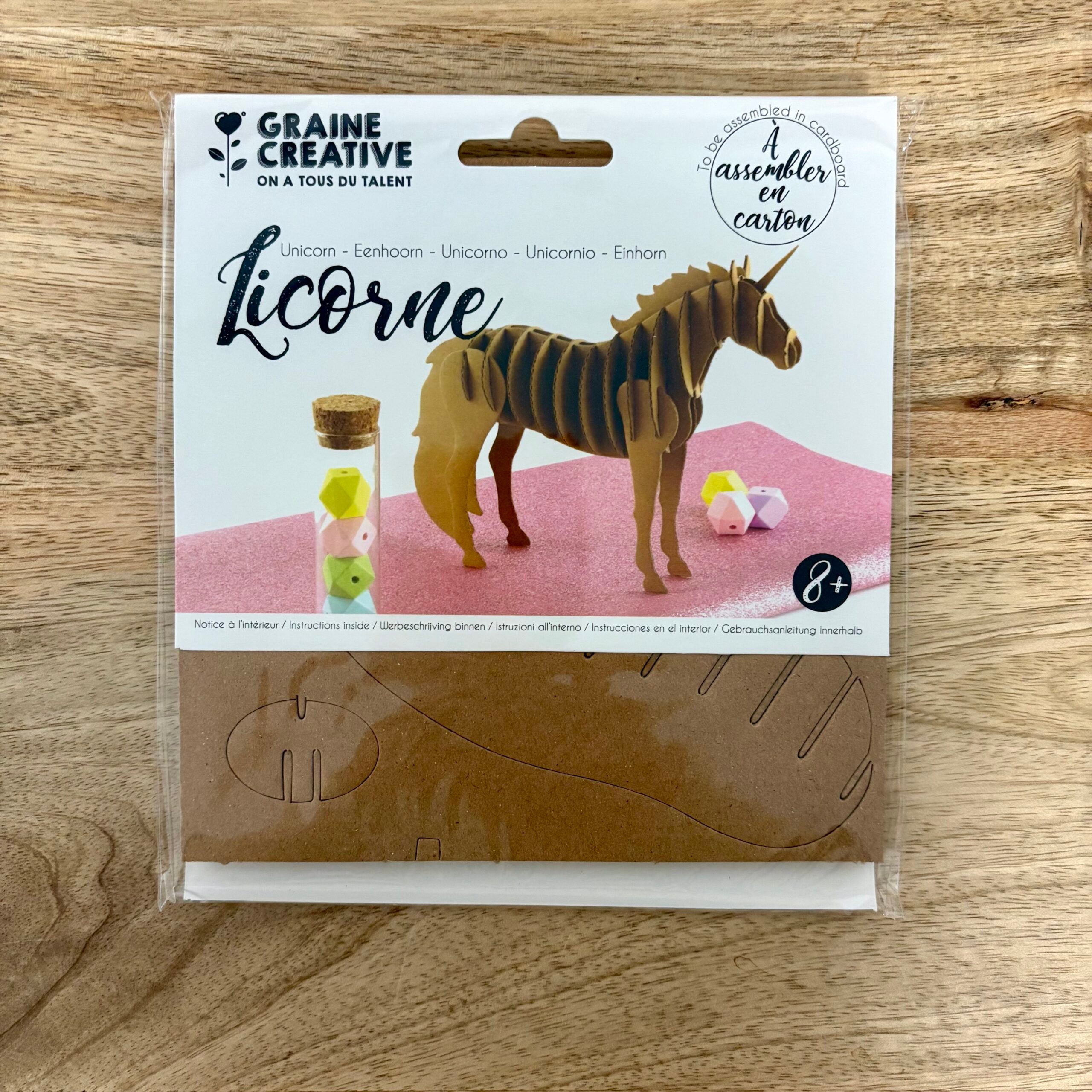 mes-courses-en-vrac-maquette-3d-carton-licorne-15x15-cm image 1