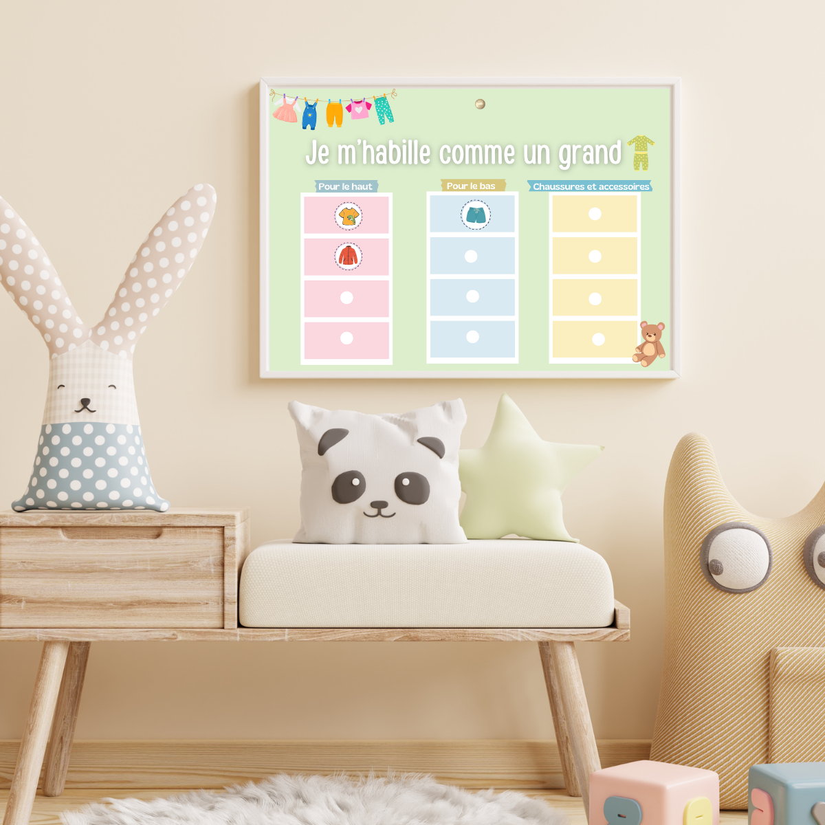 toasty-je-m-habille-tableau-routine-habillage-enfant image 1