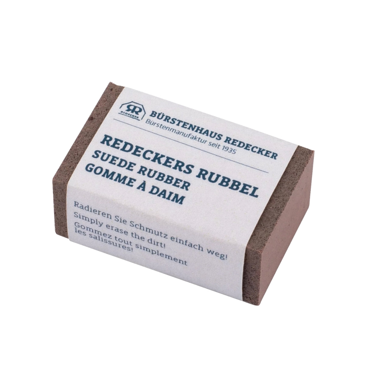 redecker-gomme-daim-nubuck-cuir-2-x-3-x-5-cm image 1