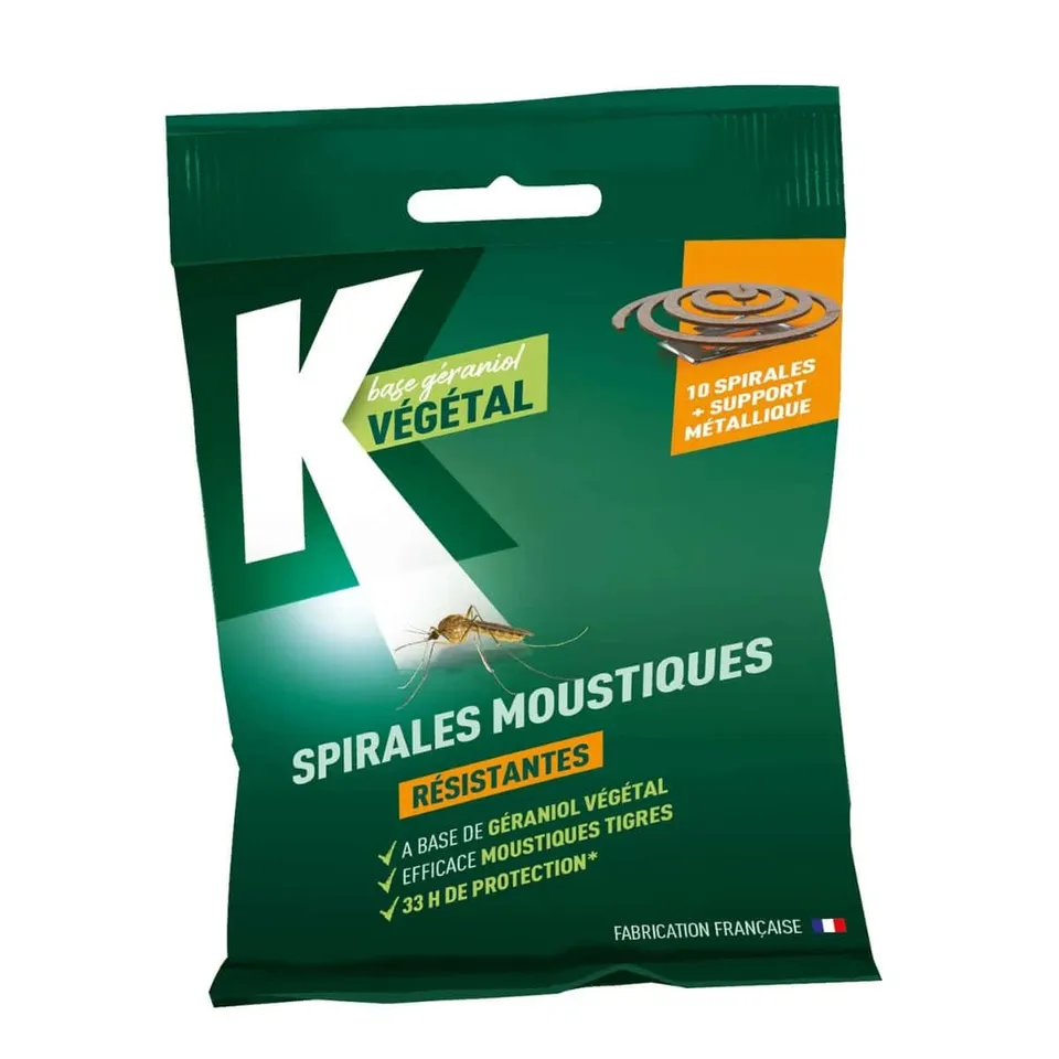 k-vegetal-spirale-anti-moustiques-exterieur-x10-geraniol image 1