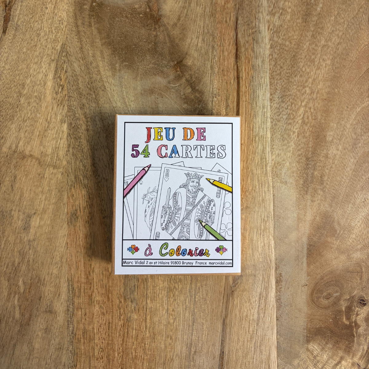 mes-courses-en-vrac-jeu-54-cartes-colorier-enfants-standard image 2