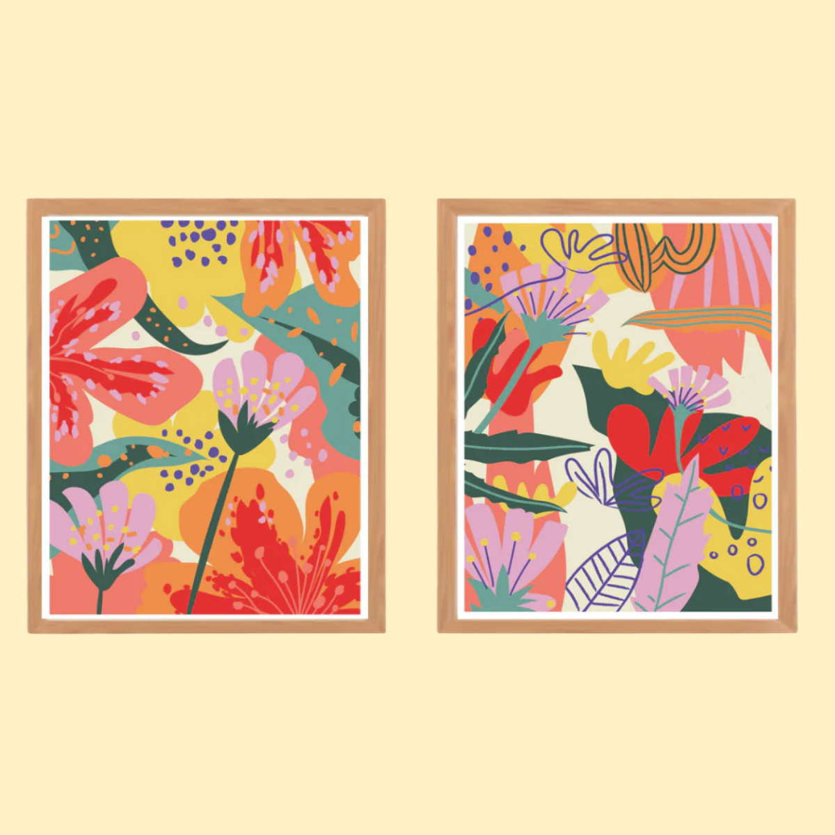 mes-courses-en-vrac-promenade-lot-2-peintures-num-ros-24x30 image 1