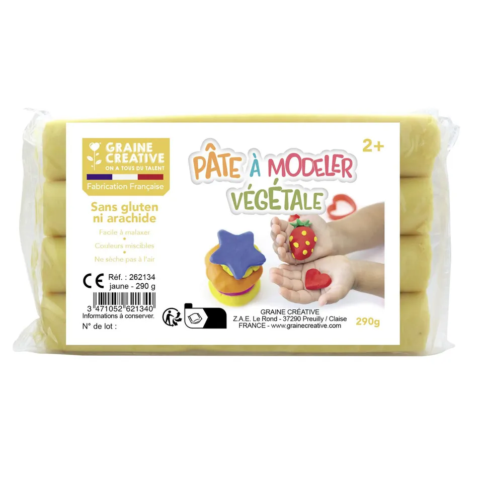 graine-cr-ative-p-te-modeler-v-g-tale-jaune image 1