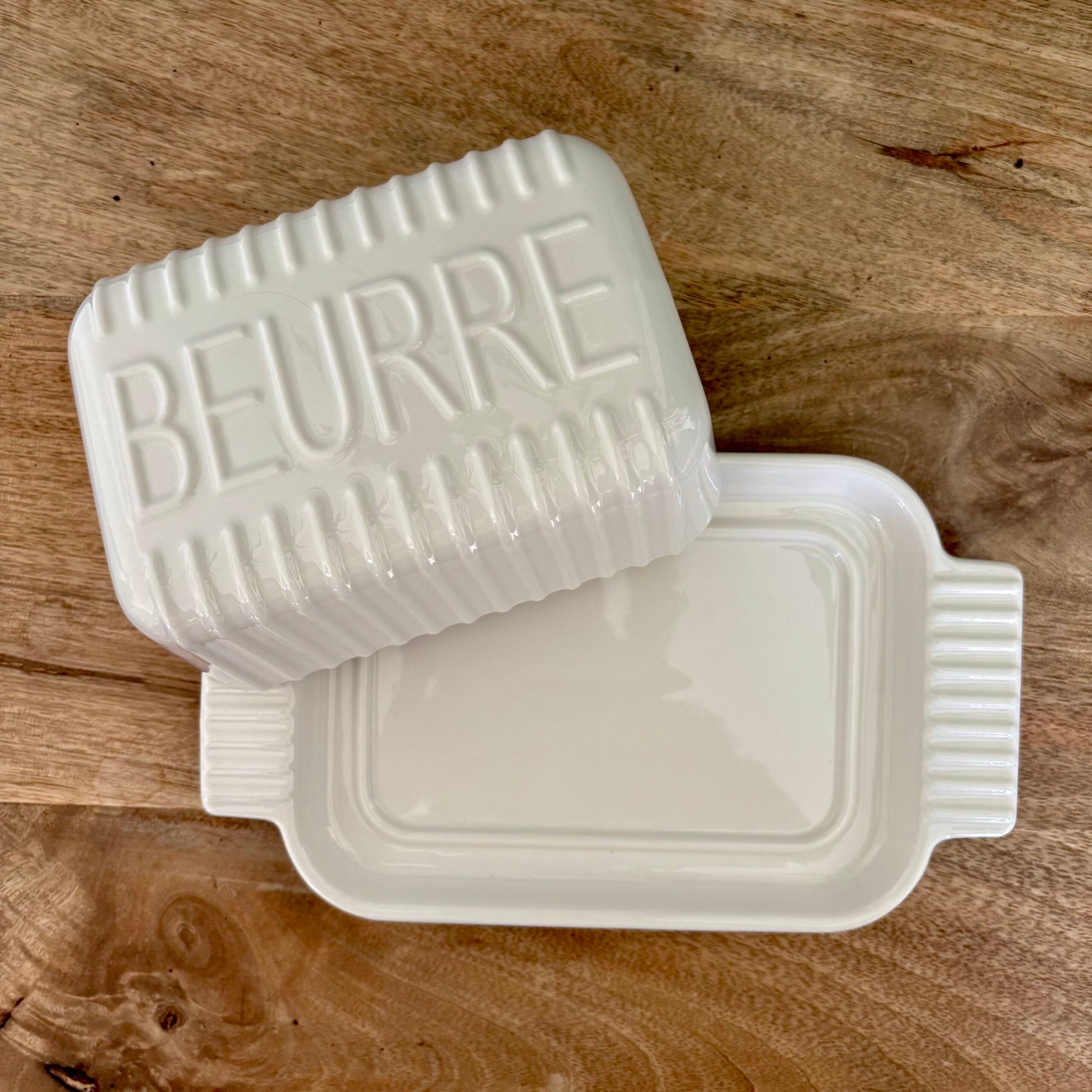 mes-courses-en-vrac-beurrier-porcelaine-blanc-rainures-20-cm image 2