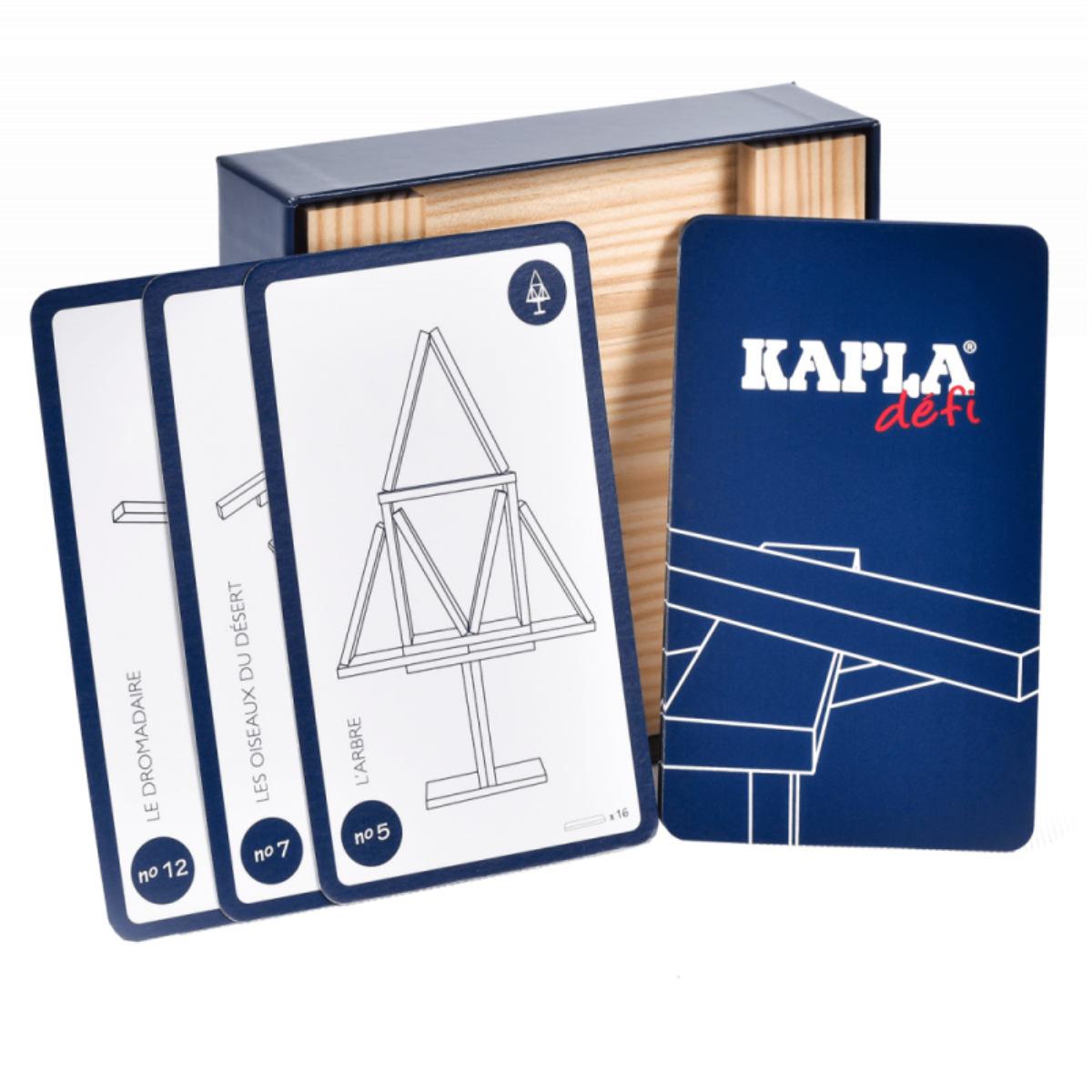 kapla-coffret-12-cartes-d-fi-jeu-construction-bois-enfant image 2