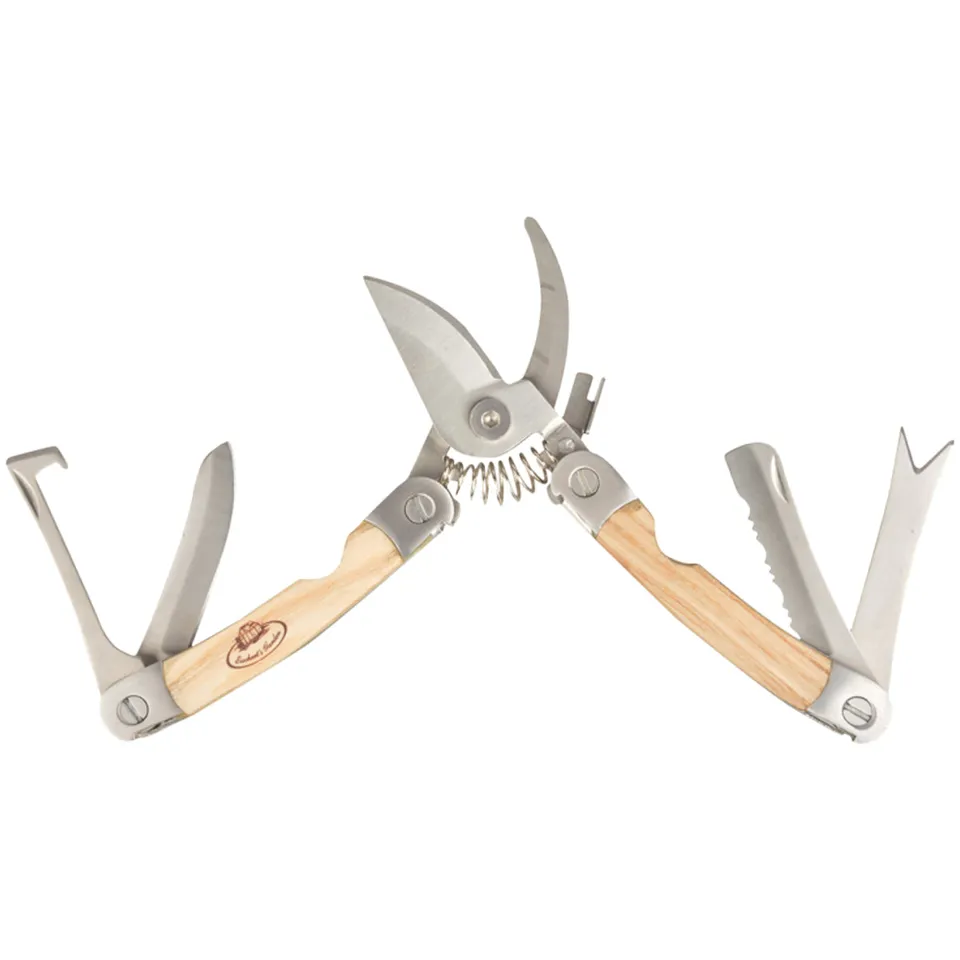 esschert-design-outil-jardin-multi-fonctions-5-en-1-acier-bois image 1