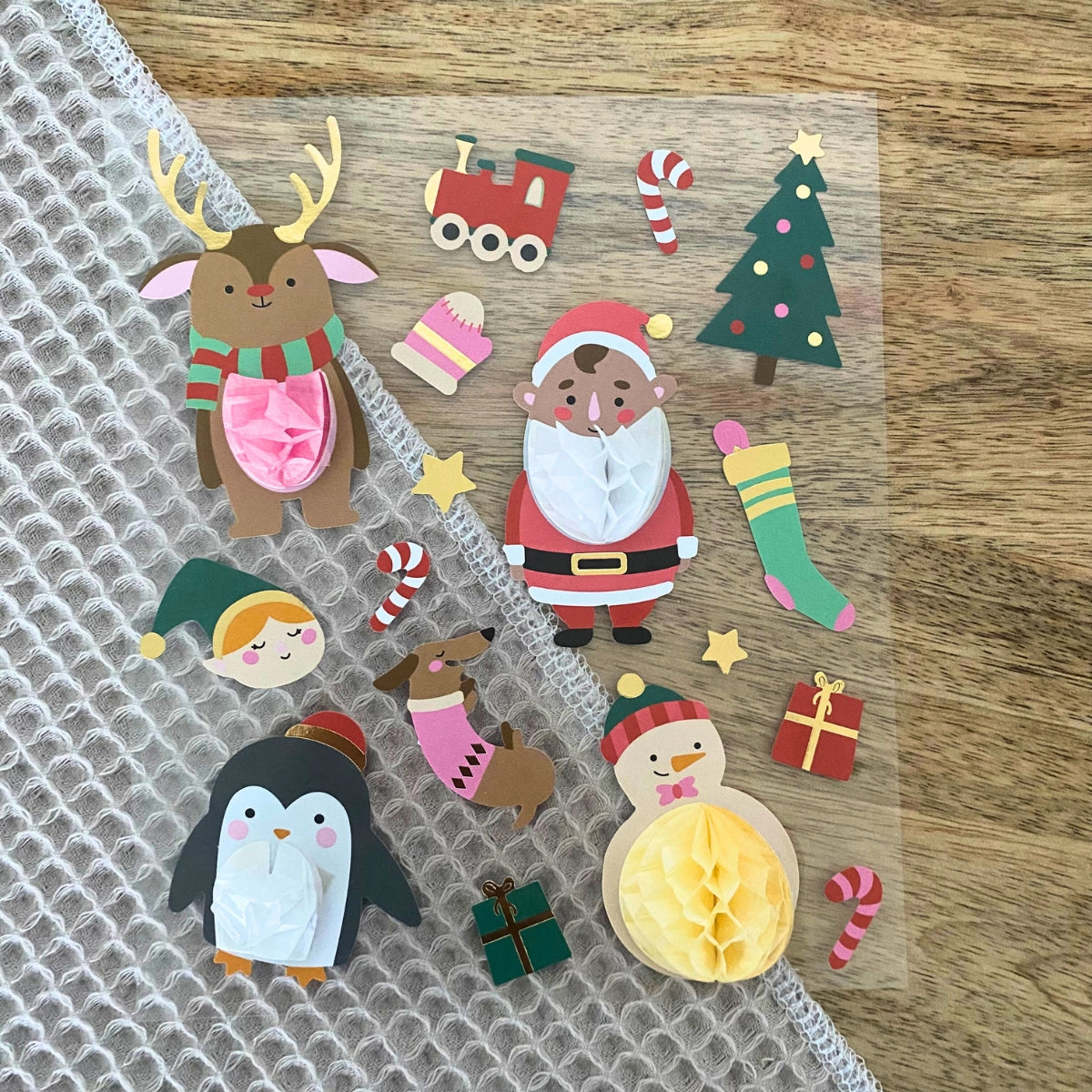 mes-courses-en-vrac-stickers-3d-no-l-autocollants-relief image 1
