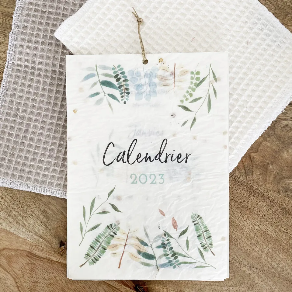 growing-paper-calendrier-ensemenc-2023-nature-a5 image 1