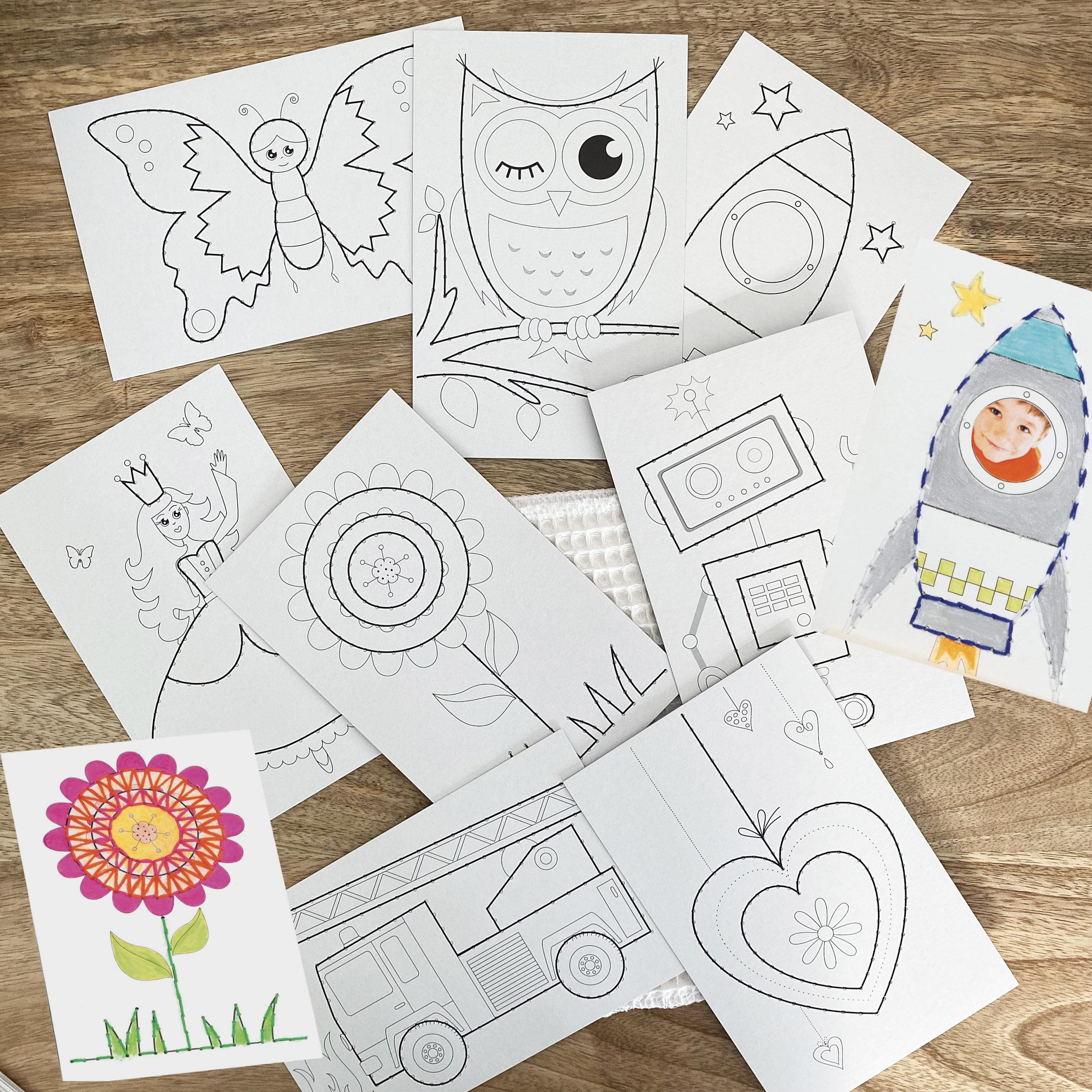mes-courses-en-vrac-cartes-coudre-blanches-8-motifs-x48 image 1