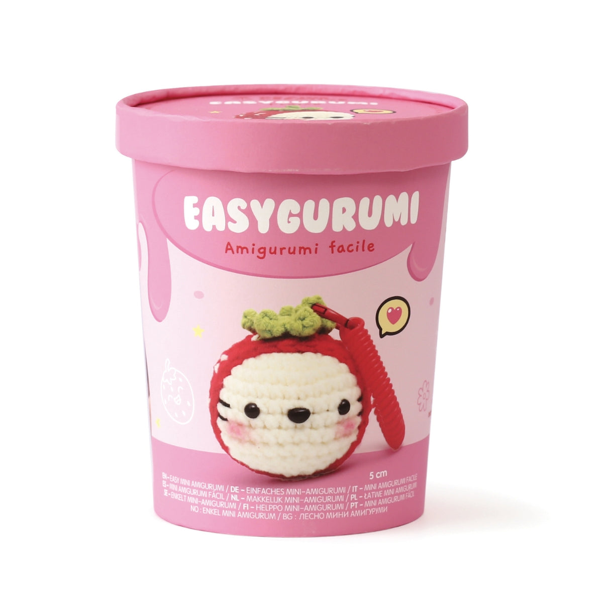 mes-courses-en-vrac-easygurumi-fraise-kit-crochet-amigurumi image 3
