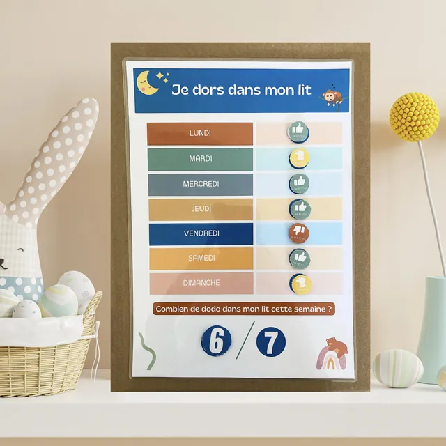 toasty-j-apprends-dormir-dans-mon-lit-tableau-sommeil-enfant image 1
