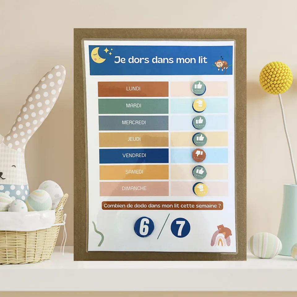 toasty-j-apprends-dormir-dans-mon-lit-tableau-sommeil-enfant image 1